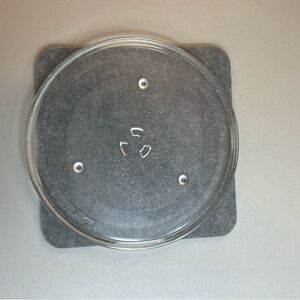 Rotating 12.5” Glass Microwave Turntable Plate - Clear